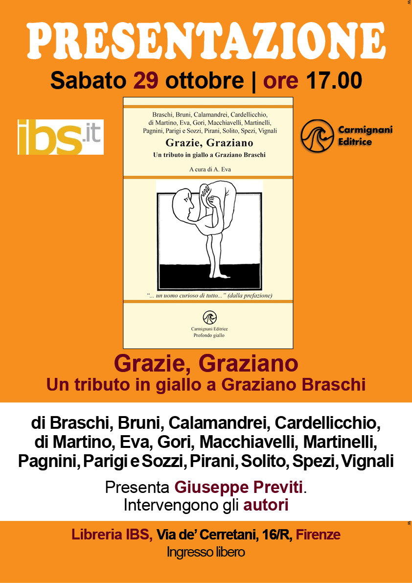 Grazie Graziano Braschi Alla IBS Libraccio Di Firenze Il 29 10 16 Grazie Graziano Braschi Alla IBS Libraccio Di Firenze Il 29 10 16