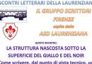 La struttura del giallo e del noir il 29/10/19 alla Laurenziana a Firenze